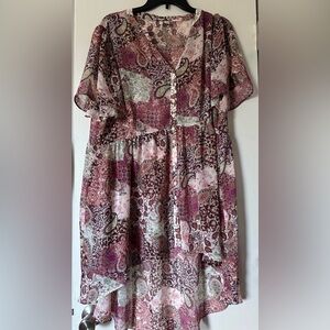 CATO Women's Paisley Print Tunic